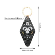 Astrological Sign- Star Sign / Astrology Sign hotel Keychain